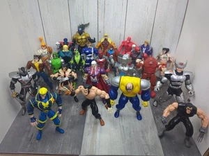 Vintage 1990er Lot 25 Toybiz Marvel X-Men Wild C.A.T.S Actionfiguren  - Bild 1 von 2