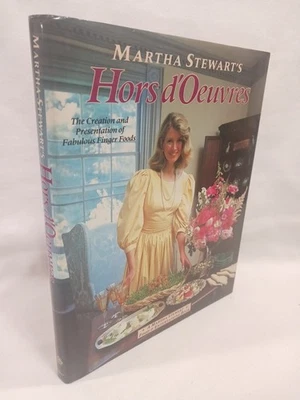Martha Stewart Hors d'Oeuvres 1984 First Edition 1st Printing Cookbook HC DJ VG+ - Image 1 of 4