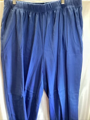 Pantalón de pierna recta tejido Woman Within talla grande 7 días Foto 1 de 4