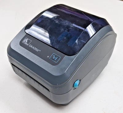 Zebra GK420d Direct Thermal Label Printer - USB & Ethernet - Used - Image 1 of 4