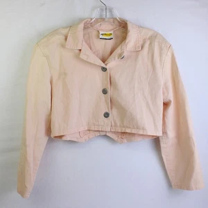 Surf and Turf California Jacke Damen M Pink Ombre Cutout Back 80er Jahre - Bild 1 von 5