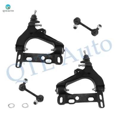 Set of 4 Front Lower Control Arm Ball Joint-Sway Bar Link To 2005-2007 Saab 9-7X Foto 1 de 4