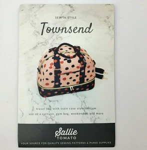 Bolso de Viaje TOWNSEND Estuche Tren Patrón Costura por Sallie Tomato - Imagen 1 de 6