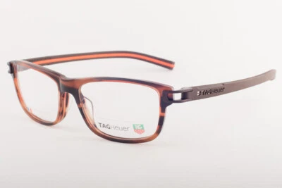 Gafas Tag Heuer 7605 002 TRACK marrón naranja TH7605-002 56 mm Foto 1 de 3