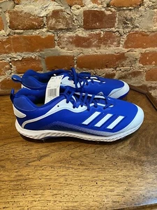 Adidas Herren Blau Eisenleder Metall Baseball Stollen Schuhe Größe 14 EG6551 - Bild 1 von 5