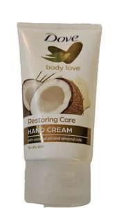Set of 3 DOVE RESTORING CARE hand cream with coconut oil and almond milk 75ml - Picture 1 of 6
