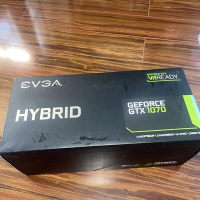 EVGA GEFORCE 1070 HYBRID 08G-P4-6178-KR GeForce Graphics Card Brand New - Image 1 of 2