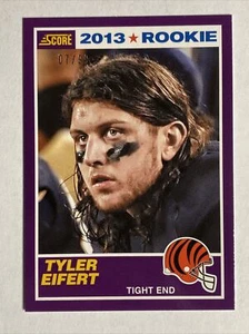 2013 Panini Score PURPLE /99 #433 Tyler Eifert Cincinnati Bengals RC Rookie NFL - Picture 1 of 3