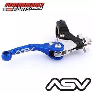 ASV F4 Blue Front Brake Lever with Std Perch for Honda CRF70-F 2007 - Picture 1 of 6