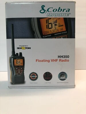 Cobra HH350 Floating VHF New Open Box - Image 1 of 4