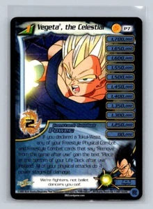 1x DBZ CCG VEGETA CELESTIAL LV1 FUSION SAGA P7 PROMO DRAGON BALL Z LIMITED - Imagen 1 de 1