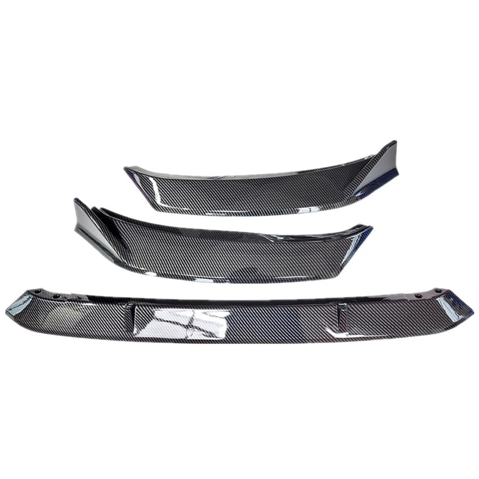 Para 18-20 Skoda Octavia Wagon ABS estilo fibra de carbono para-choque dianteiro spoiler labial - Imagem 1 de 4