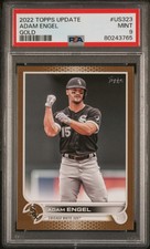 2022 TOPPS UPDATE US323 ADAM ANGEL GOLD PSA 9