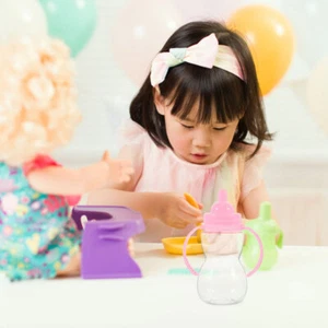  10pcs Simulation Milk Bottle Toy Miniature Baby Bottle Model Miniature Plastic - Picture 1 of 12