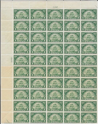 MMK Philately: US Stamps Collection (3) US Scott #s 614-616 MNH Full Sheets (50) - Image 1 of 4