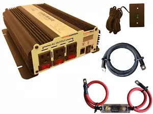 VertaMax 1500 Watt Modified Wave Power Inverter + Cables + Fuse + ON/OFF Remote - Picture 1 of 7