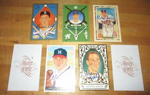 1990 Perez-Steele Master Works Warren Spahn Set - All Signed - Set #2134/10000 - Picture 1 of 6