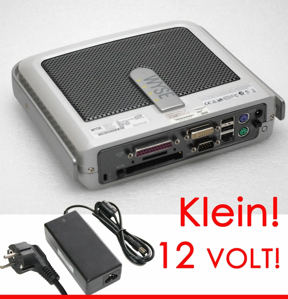 MINI-PC WYSE V90 DUAL VIDEO WINDOWS XPe RS 232 PARALLEL 12 V POWER SUPPLY -TC4 - Bild 1 von 1