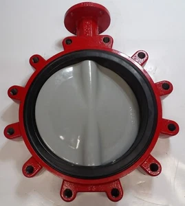 Bray 12" Standard Series 31 Lug Style Butterfly Valve, 316SS Disc, No Handle - Picture 1 of 17