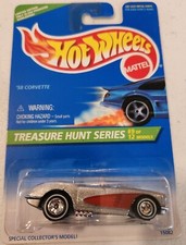 Hot Wheels 1996 Treasure Hunt 58 Corvette Limited Edition Super #436 1 of 25,000