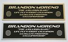 Brandon Moreno Ufc Nameplate For Signed Autographed Mma Gloves Photo Or Case