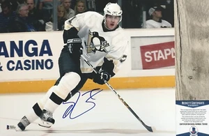 GENO EVGENI MALKIN SIGNED PITTSBURGH PENGUINS 11X14 PHOTO BECKETT BAS - Picture 1 of 1