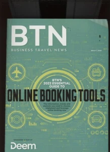 BUSINESS TRAVEL NEWS MARCH 7 2022 /GUIDE TO ONLINE BOOKING TOOLS /*RAREST* - Foto 1 di 1