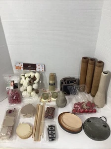 Lotto forniture artigianali autunnali e bobina alveare mele in legno + cuori e molto altro - Foto 1 di 13