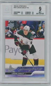 2023-24 Upper Deck Logan Cooley YG RC Young Guns #701 BGS 9 como nuevo - Imagen 1 de 2