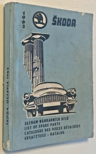 RARE : Skoda Octavia 1962 Parts Catalogue, Catalogue Pièces - Bel Etat. - Imagen 1 de 11