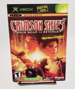 Crimson Skies Liner Art ONLY Microsoft Xbox Authentic Replacement - Picture 1 of 3