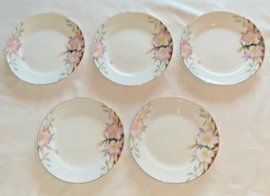 Juego de 5 platos de cena Noritake Azalea 19322 pintados a mano - Imagen 1 de 5