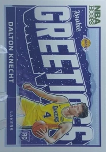 2024 Panini NBA Hoops Rookie Greetings#19 Dalton Knecht - Picture 1 of 2