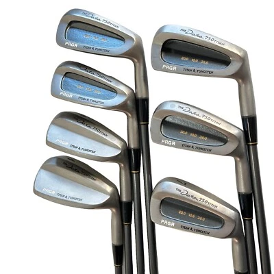 Prgr The Data 750 Iron Set 5-PW GW Graphite Stiff Flex M-40 w/ Head Covers +.5" - Image 1 of 4