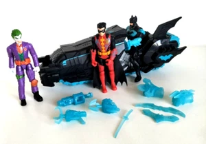 The Caped Crusader Moto-Tank Batbike Vehicle Plus Figures Set DC Comics Batman - Picture 1 of 16