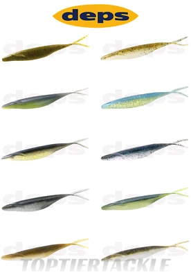 Deps Sakamata Shad Soft Jerkbait Lure - Select Size/Color(s)