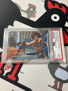 2018 Topps Chrome UFC Sean O'Malley Blue Wave /75 RC PSA 9