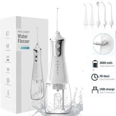 Cordless Rechargeable Dental Oral Irrigator, Water Flossers for Teeth new uk - Image 1 of 4