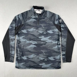 Puma Volition America 1/4 Zip Pullover Men’s XL Blue Camo Long Sleeve Stretch - Picture 1 of 23