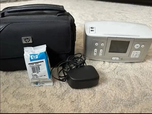 HP Photosmart 385 Q6387L Digital Photo Portable Inkjet Printer W/ Case And Ink - Picture 1 of 6