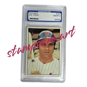 Joe Torre Mets 1975 SSPC #541 calificado casi nuevo-como nuevo 8 - Imagen 1 de 2