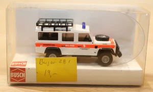Busch 50314 Landrover Defender Station Wagon 110, DLRG,  H0, 1:87 - Bild 1 von 4