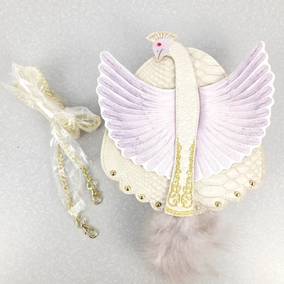 Danielle Nicole Disney Plumette Beauty and the Beast Crossbody Bag Peacock - Image 1 of 4