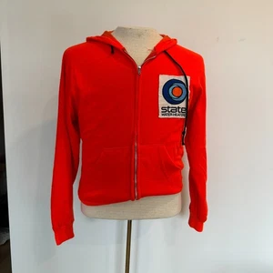 De Colección Sudadera con Capucha Para Hombres S State Calentadores de Agua Neón Doble Forrado Térmico Forrado Años 70 Cremallera - Imagen 1 de 7