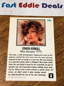 TARJETA DE COLECCIONISTA PLAYBOY 1993 LYNNDA KIMBALL 66 MISS ENERO 1975 CASI COMO NUEVA - Imagen 1 de 1
