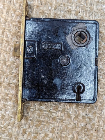 Antique Russwin Interior Mortise Lock Door Hardware #0389 Cover