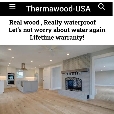 Piso de carvalho branco de prancha larga - Imagem 1 de 4