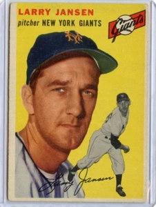 1954 Topps Larry Jansen New York Giants #200 ⭐️💥🎯  VG+ - Picture 1 of 2