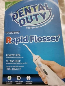 Professional Cordless Water Flosser Dental Oral Irrigator Teeth Cleaner,4 Tips - Picture 1 of 4