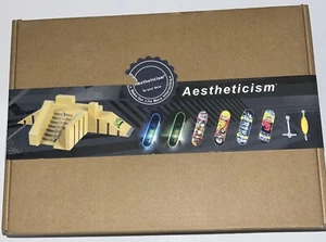 Skate Park Kit, Ramp for Mini Finger Skateboard WITH 6 BOARDS Aestheticism - Picture 1 of 3